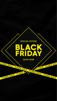 Black Friday Flash Sale Facebook story Image Preview