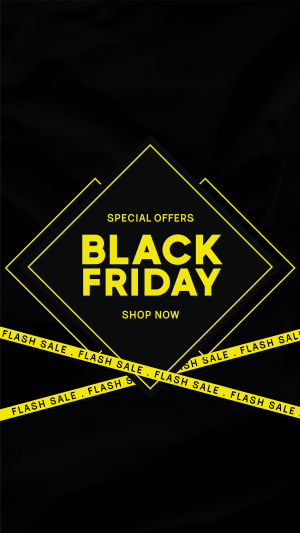 Black Friday Flash Sale Facebook story Image Preview