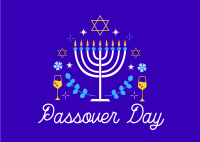 Passover Celebration Postcard Image Preview