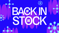 Geometric Back In Stock Animation Preview