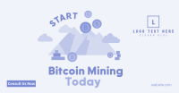 Bitcoin Mountain Facebook Ad Design