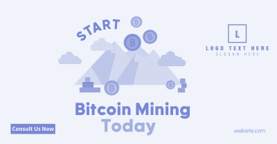 Bitcoin Mountain Facebook ad Image Preview