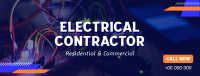  Electrical Contractor Service Facebook Cover Design