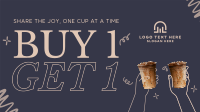 Buy 1 Take 1 Coffee Animation Design