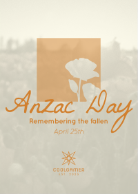 Remembering Anzac Flyer Image Preview