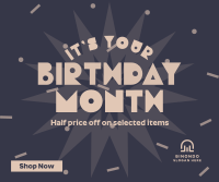 Birthday Month Promo Facebook post Image Preview