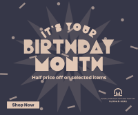 Birthday Month Promo Facebook post Image Preview