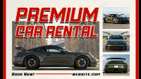 Luxury Car Rental Facebook event cover Image Preview