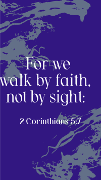 Walk by Faith Instagram reel Image Preview