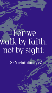 Walk by Faith Instagram Reel Image Preview