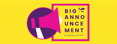 Big Announcement Facebook cover Image Preview