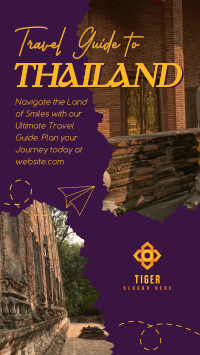 Thailand Travel Guide Instagram Story Design
