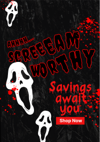 Scream Worthy Discount Flyer Image Preview