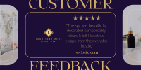 Spa Customer Feedback Twitter post Image Preview