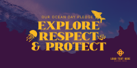 Ocean Day Pledge Twitter post Image Preview