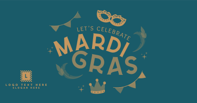 Mardi Gras Festival Facebook ad Image Preview