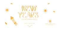 New Year Countdown Party Twitter post Image Preview