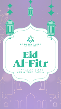 Eid Al-Fitr Celebration YouTube Short Design