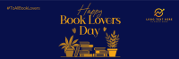Book Lovers Celebration Twitter Header Design