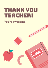 Teacher Appreciation Poster Image Preview