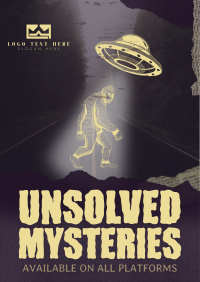 Rustic Unsolved Mysteries Poster Image Preview