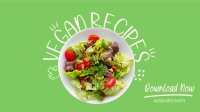 Vegan Salad Recipes Facebook Event Cover Image Preview