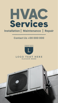 Excellent HVAC Services for You Instagram Reel Design