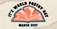 Poetry Day Book Facebook ad Image Preview