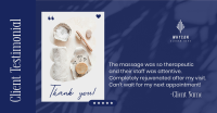 Beauty Spa Testimonial Facebook ad Image Preview