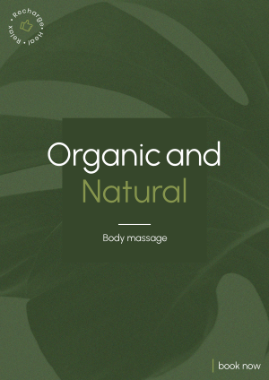 Organic Body Massage Flyer Image Preview