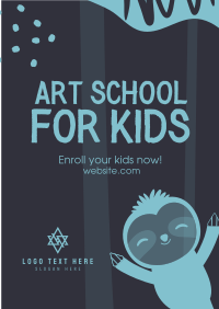 Art School for Kids Poster Image Preview