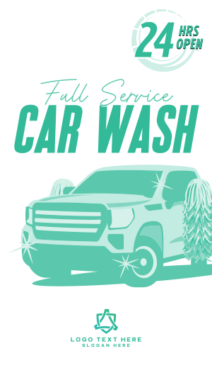 Car Wash Cleaning Service  Instagram story Image Preview