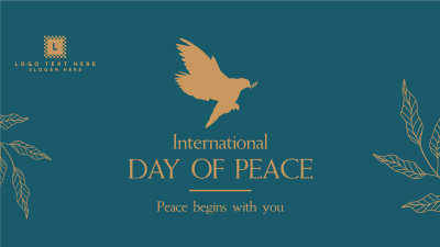 Day Of Peace Dove Facebook event cover Image Preview