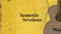 Acoustic Sessions YouTube Banner Design
