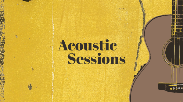 Acoustic Sessions YouTube banner | BrandCrowd YouTube banner Maker