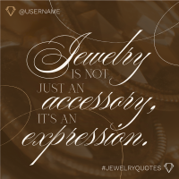 Jewelry Quotes Instagram Post Preview