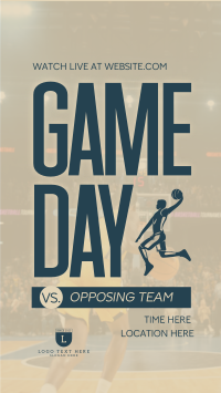 Basketball Game Day Instagram Reel Design