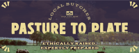 Rustic Livestock Pasture Facebook Cover Design