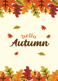 Hello Autumn Flyer Image Preview