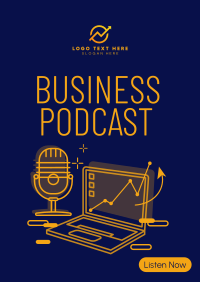 Business 101 Podcast Poster Design