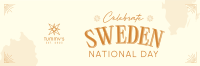 Conventional Sweden National Day Twitter Header Image Preview