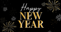 New Year Fireworks Facebook ad Image Preview