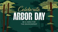 Celebrate Arbor Day Facebook Event Cover Image Preview