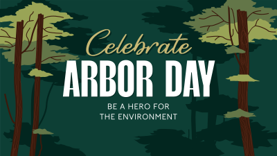 Celebrate Arbor Day Facebook event cover Image Preview