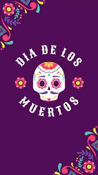 Calavera Facebook story Image Preview