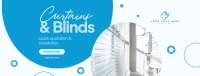 Curtains & Blinds Installation Facebook Cover Design