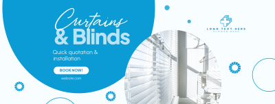 Curtains & Blinds Installation Facebook cover Image Preview