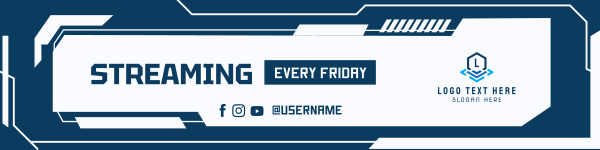 In The Grid Twitch Banner Design Image Preview