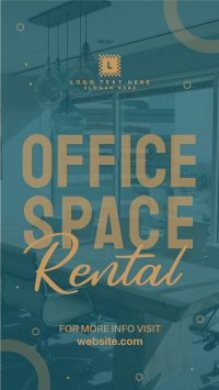 Office Space Rental Facebook Story Design