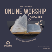 Online Worship Instagram post Image Preview